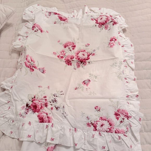 Rachel Ashwell Simply Shabby Chic  Rose White 2 Shans 100% Cotton - Picture 7 of 15